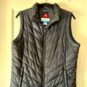 Columbia womens vest black large